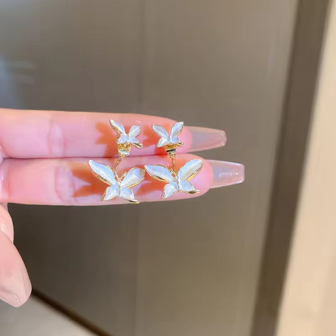 Double Butterfly Earrings