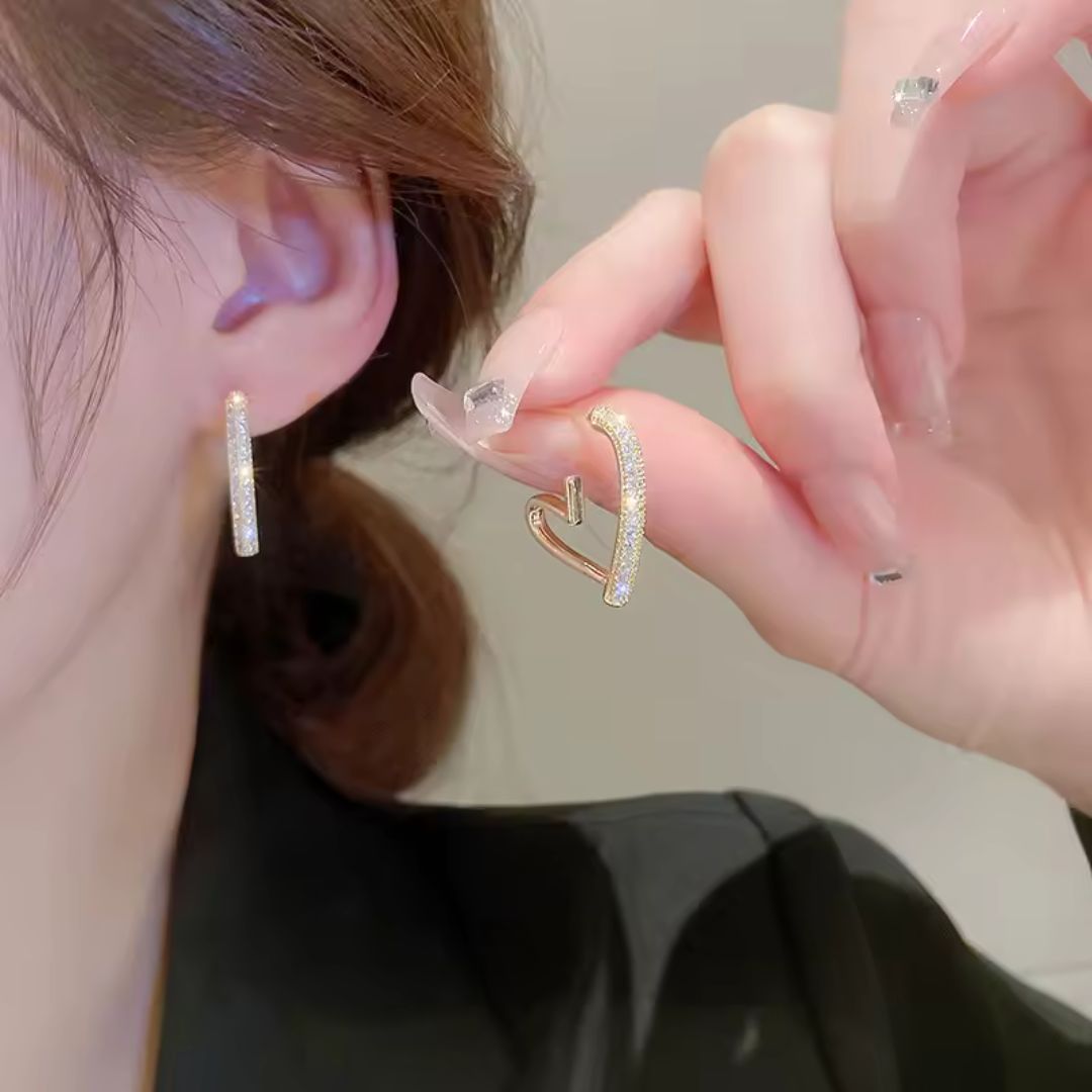Heartfelt Sparkle Hoops