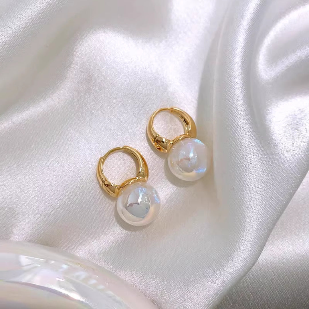 Small pearl earrings