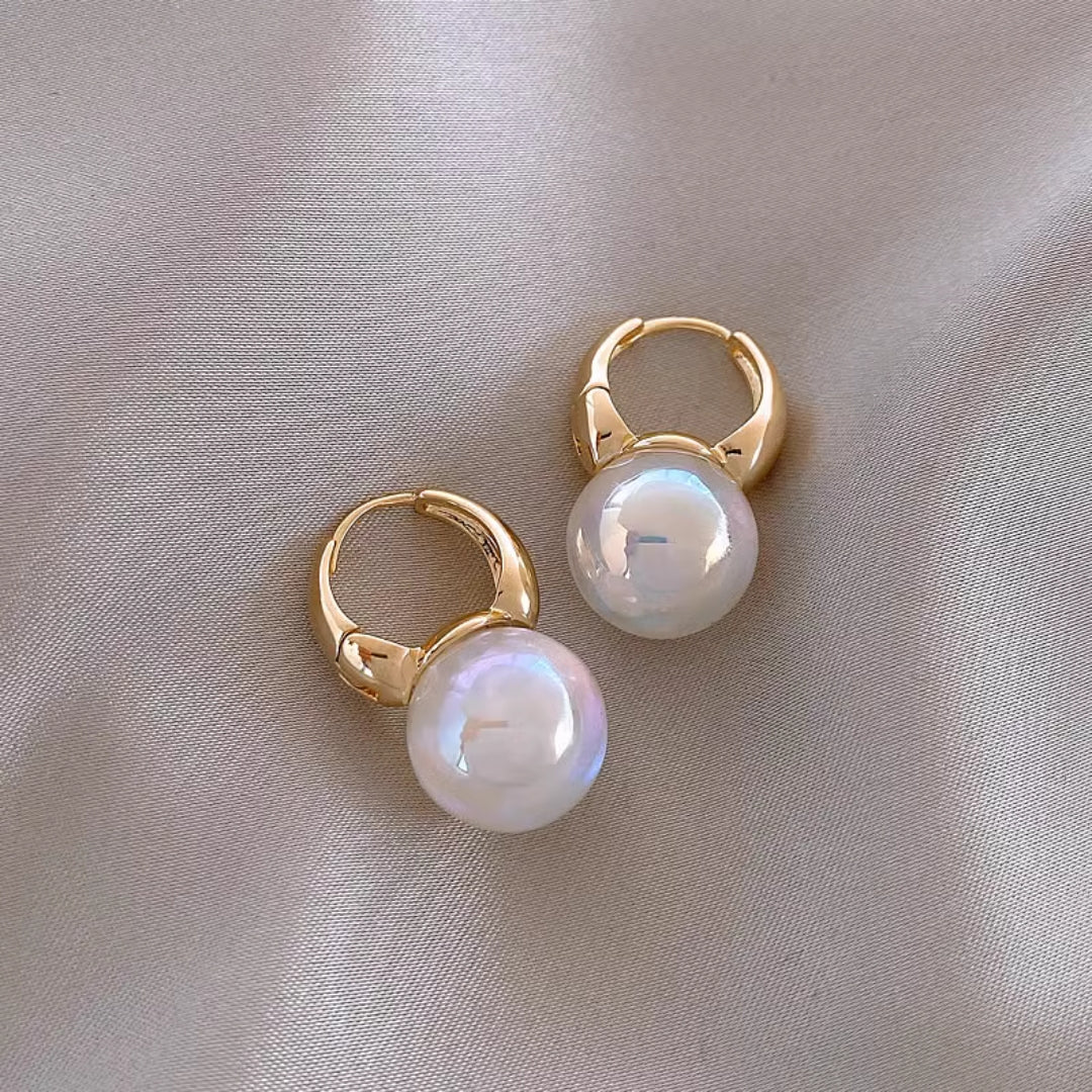 Small pearl earrings
