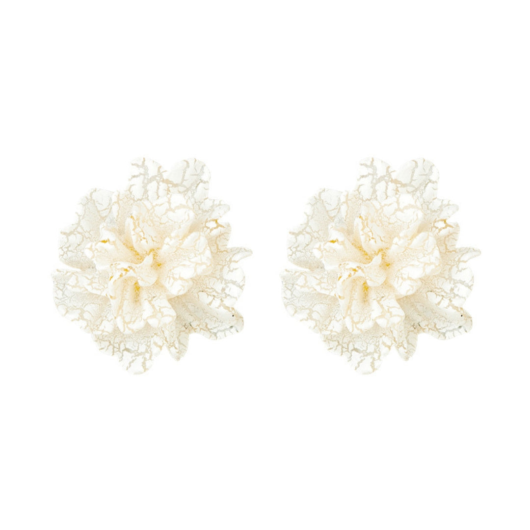 Vintage Flowers Pierced Earrings