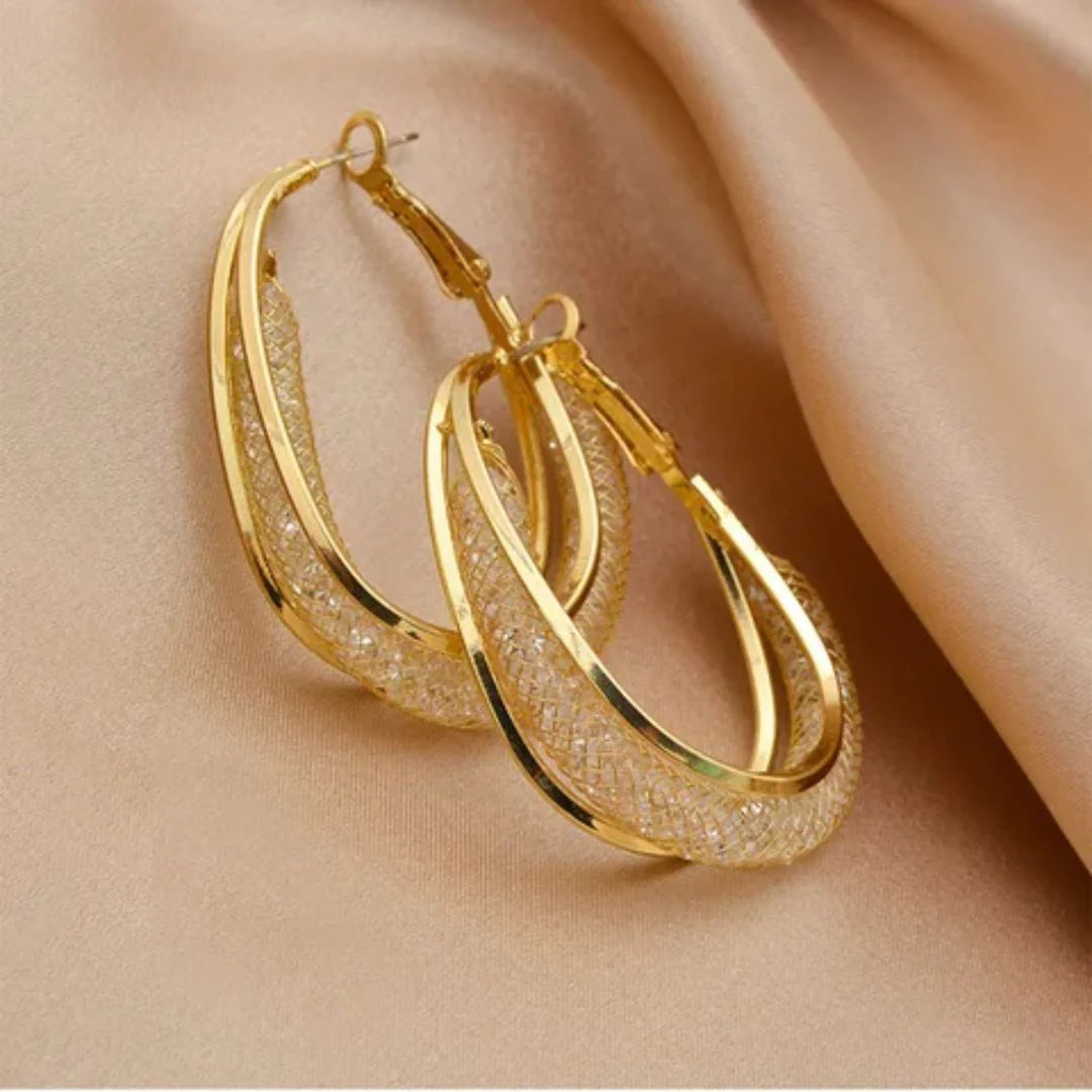 Circular Hoop Earrings