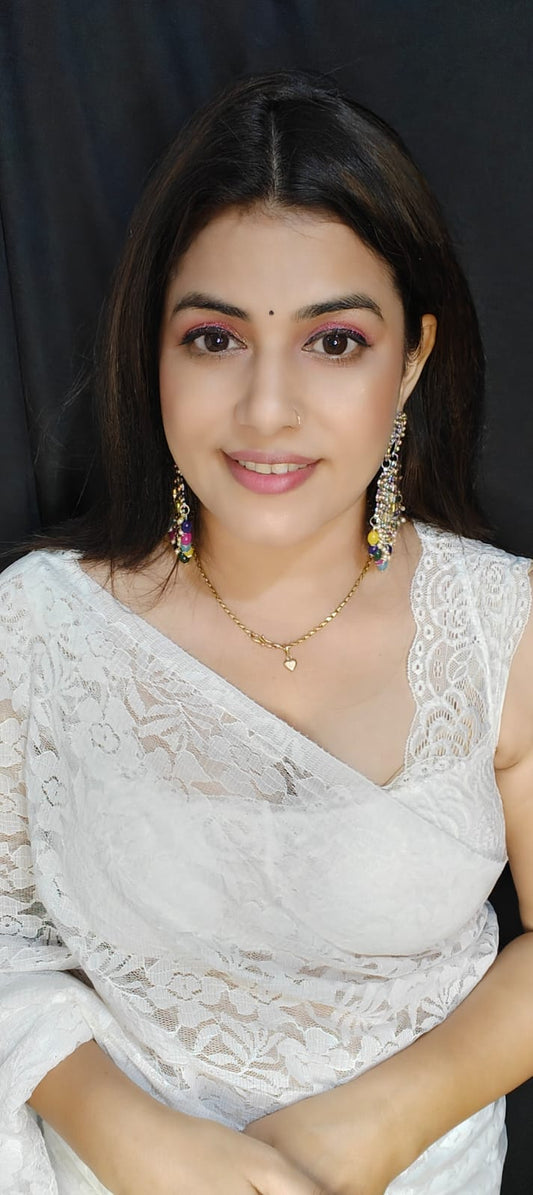 Silver Oversized Statement Earings