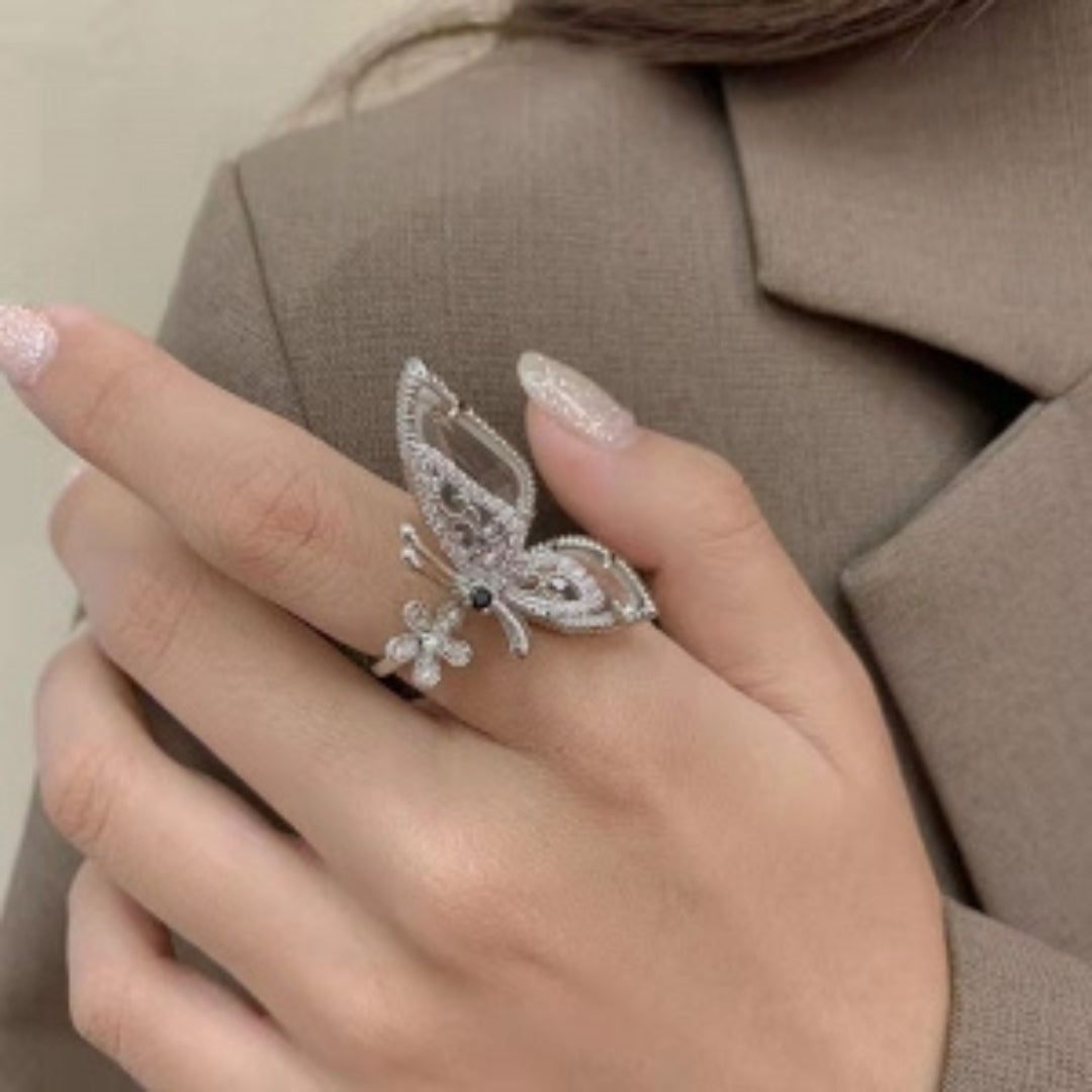 Butterfly Sparkly Ring