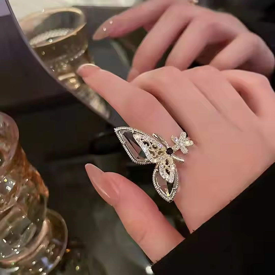 Butterfly Sparkly Ring