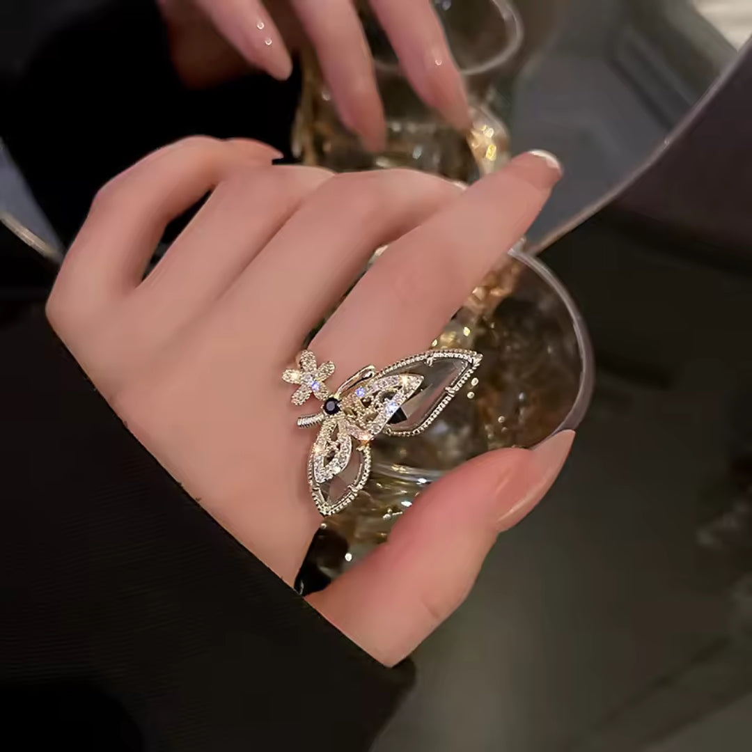 Butterfly Sparkly Ring