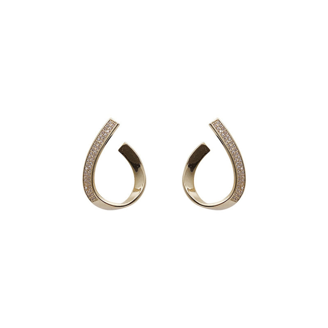 Round Hoop Earrings
