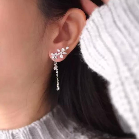 Trendy flower earrings