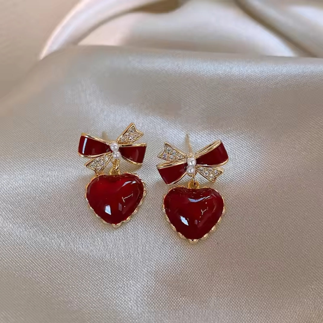 Red Heart earring