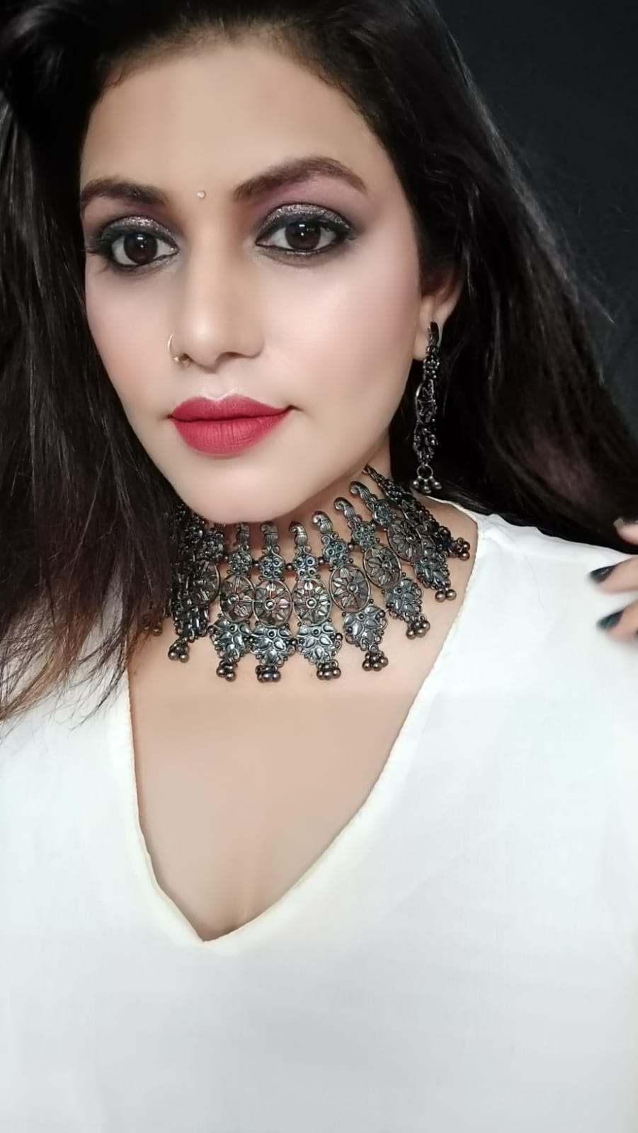 Black Oxidized Jewelry Set