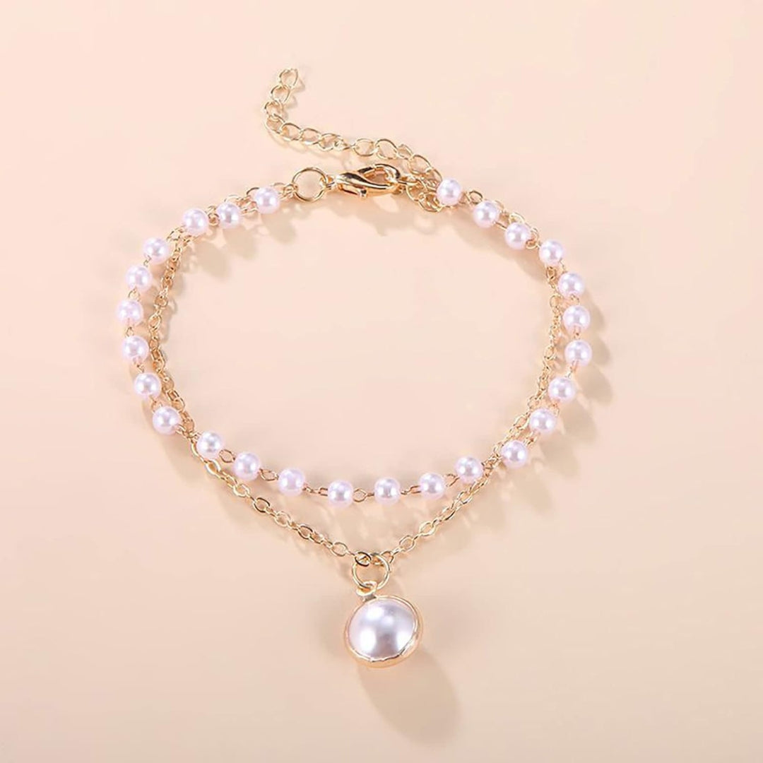 Double layer bracelet