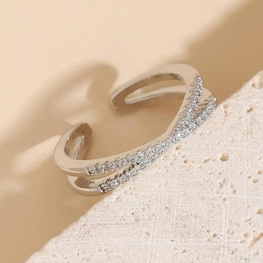 Luxury Dual-Band Wrap Ring