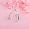 V-Shaped Diana Ring