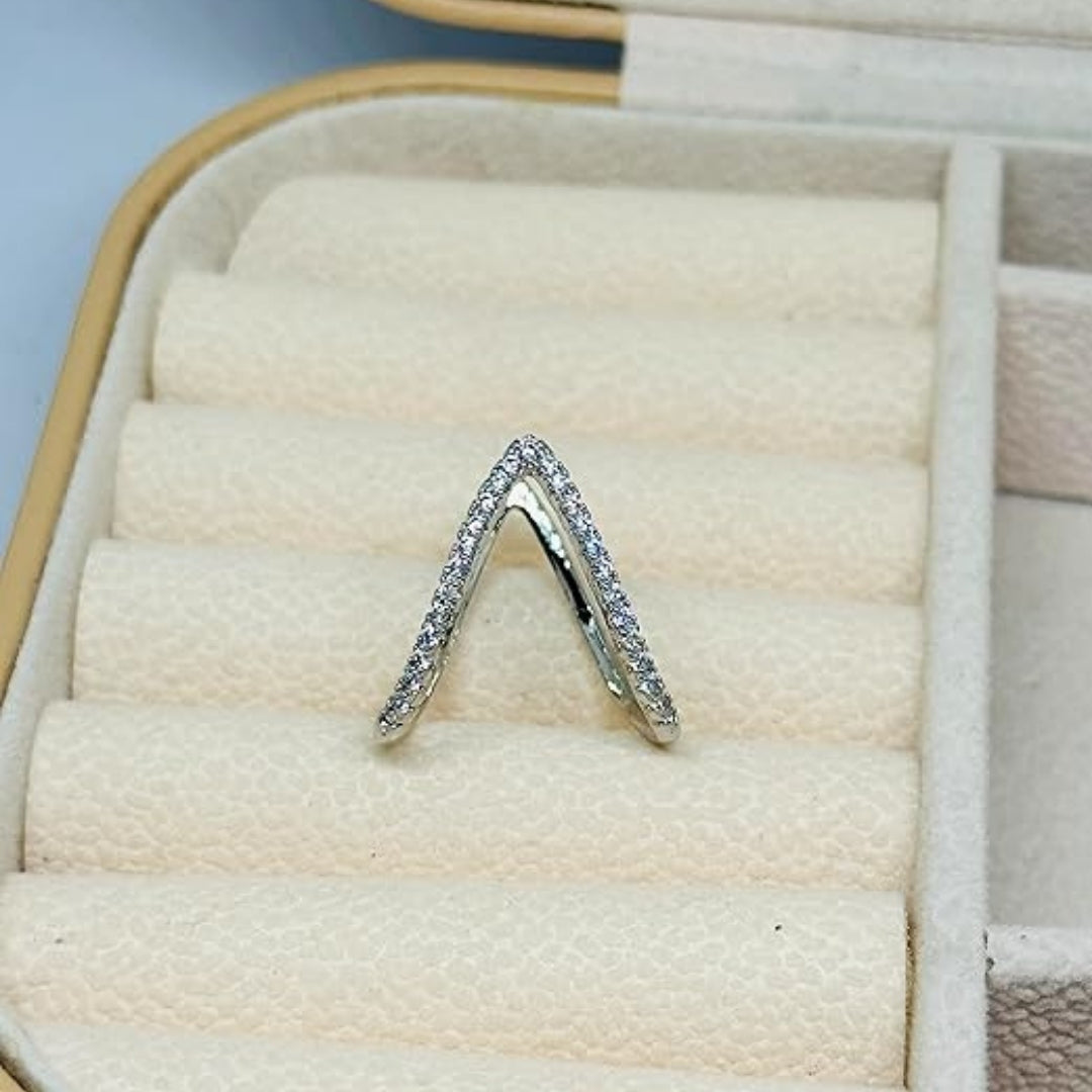 V-Shaped Diana Ring