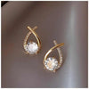 Cross Crystal Earring