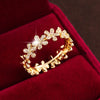 Shine Golden Flower Ring