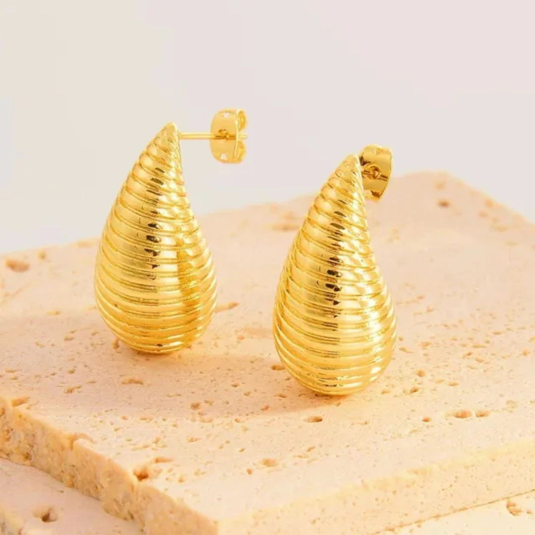 Gold Stud Plated Earrings