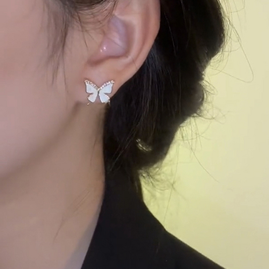 Butterfly Shaped Sparkling Elegant earing