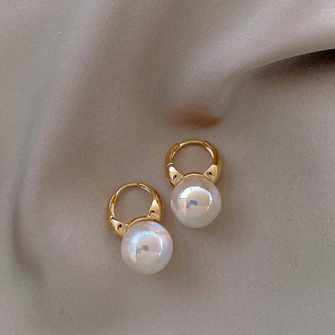Gold Plated Huggie Hoop Earring