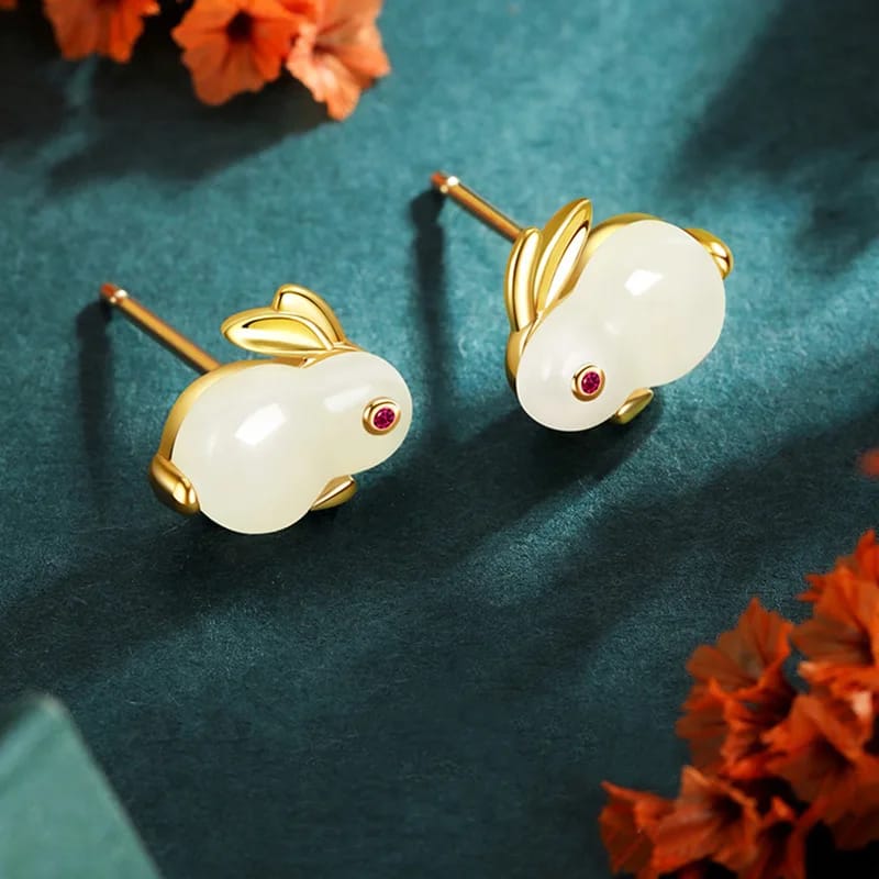 rabbit earrings bunny earrings