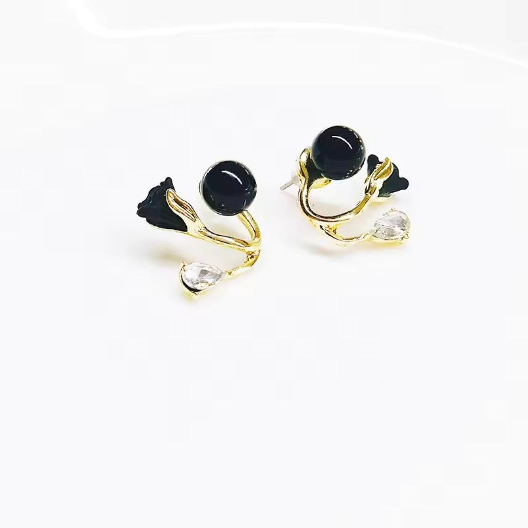 Simple Dangle Round Earrings