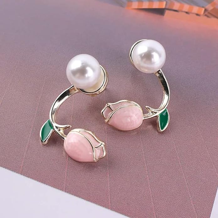 Fresh Flower/Rose combo Stud Earings