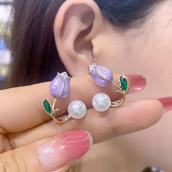 Combo-3 Rose Stud Earings