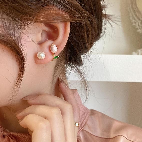 Combo-3 Rose Stud Earings