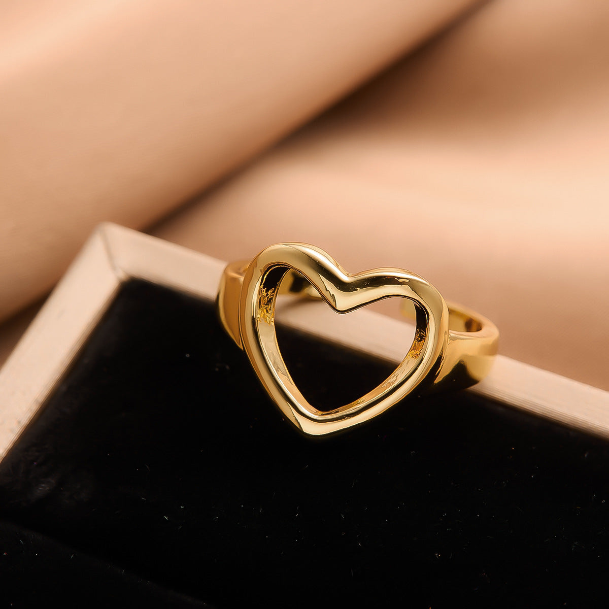 Gold Plated Heart Ring