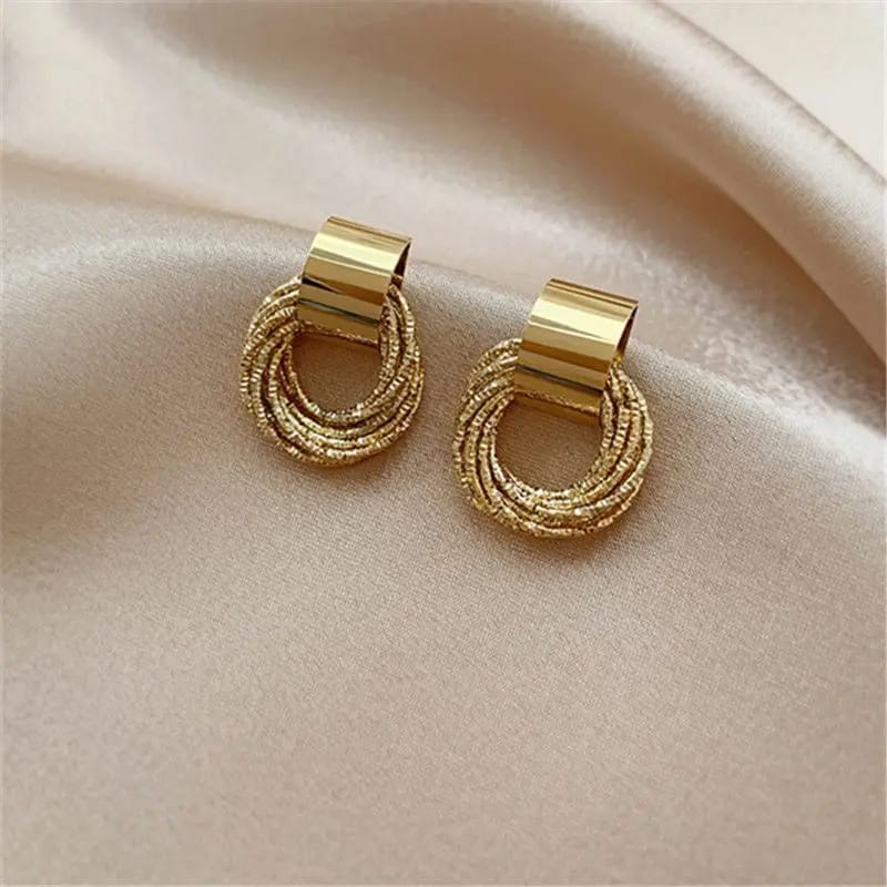 Estele Gold Plated Stud Earrings