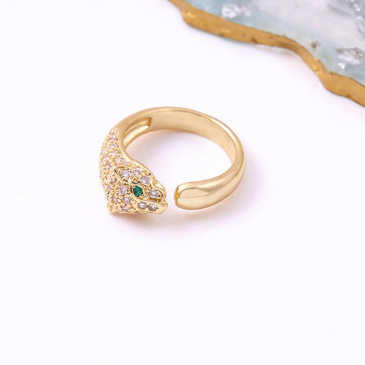 Leopard Shaped Golden Ring