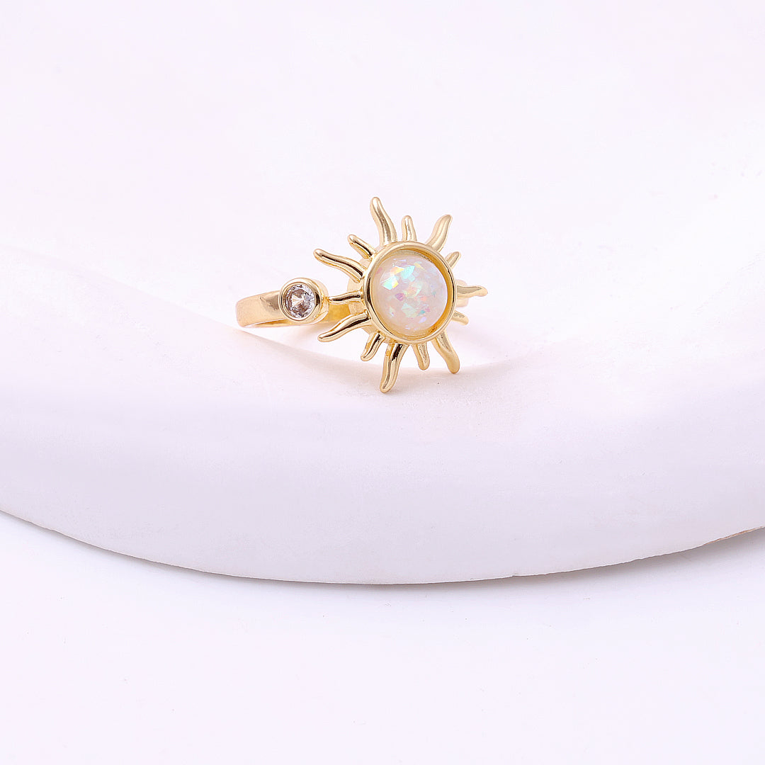 Sunflower Spinner Ring