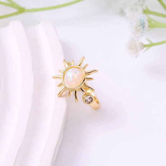 Sunflower Spinner Ring