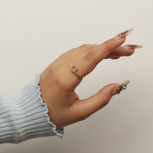 Magical Princess Crown Heart Ring