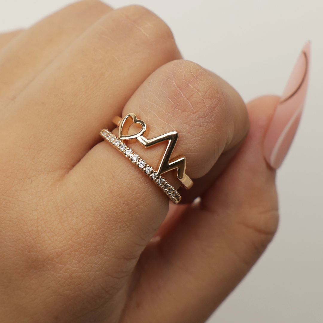 Heartbeat Rhythm Ring