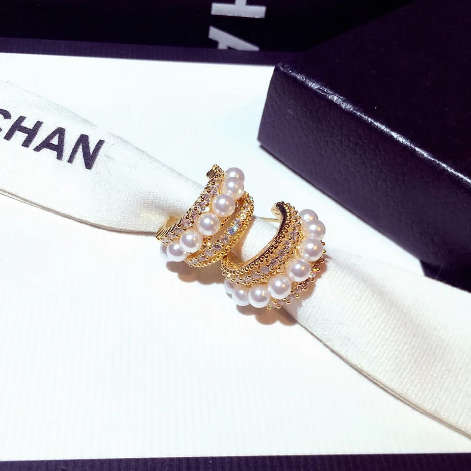 Unique Bridal Pearl l Ring
