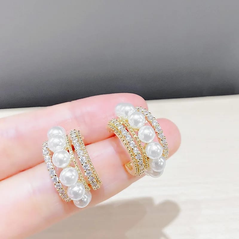 Unique Bridal Pearl l Ring