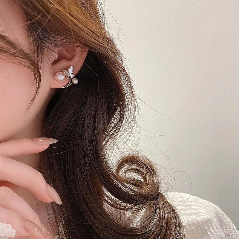 Butterfly Wings Pearl Earing