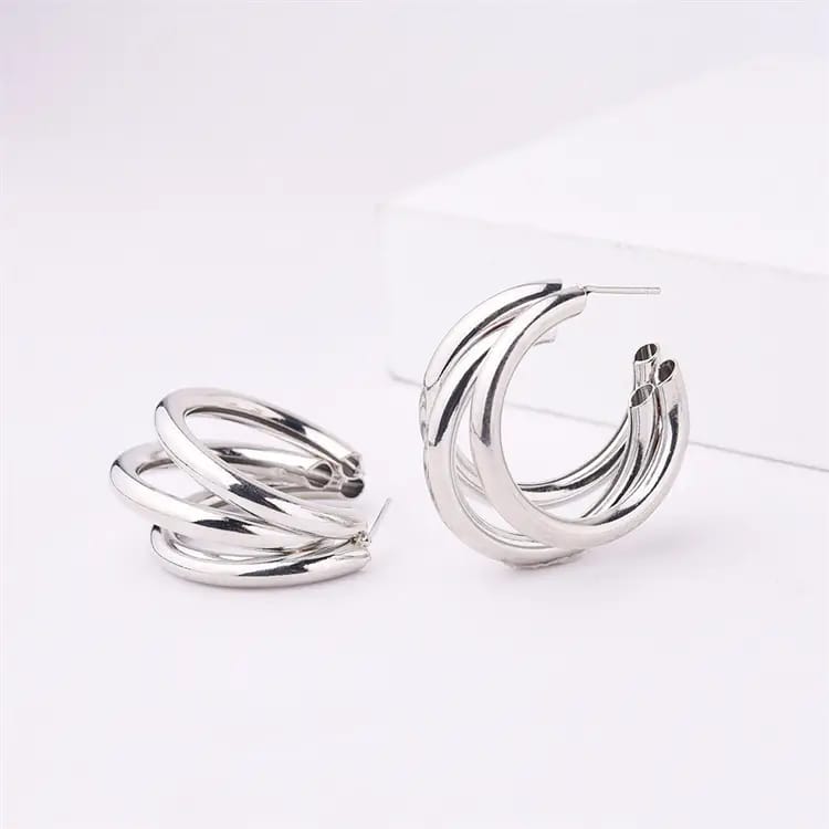 Triple Hoop Earrings