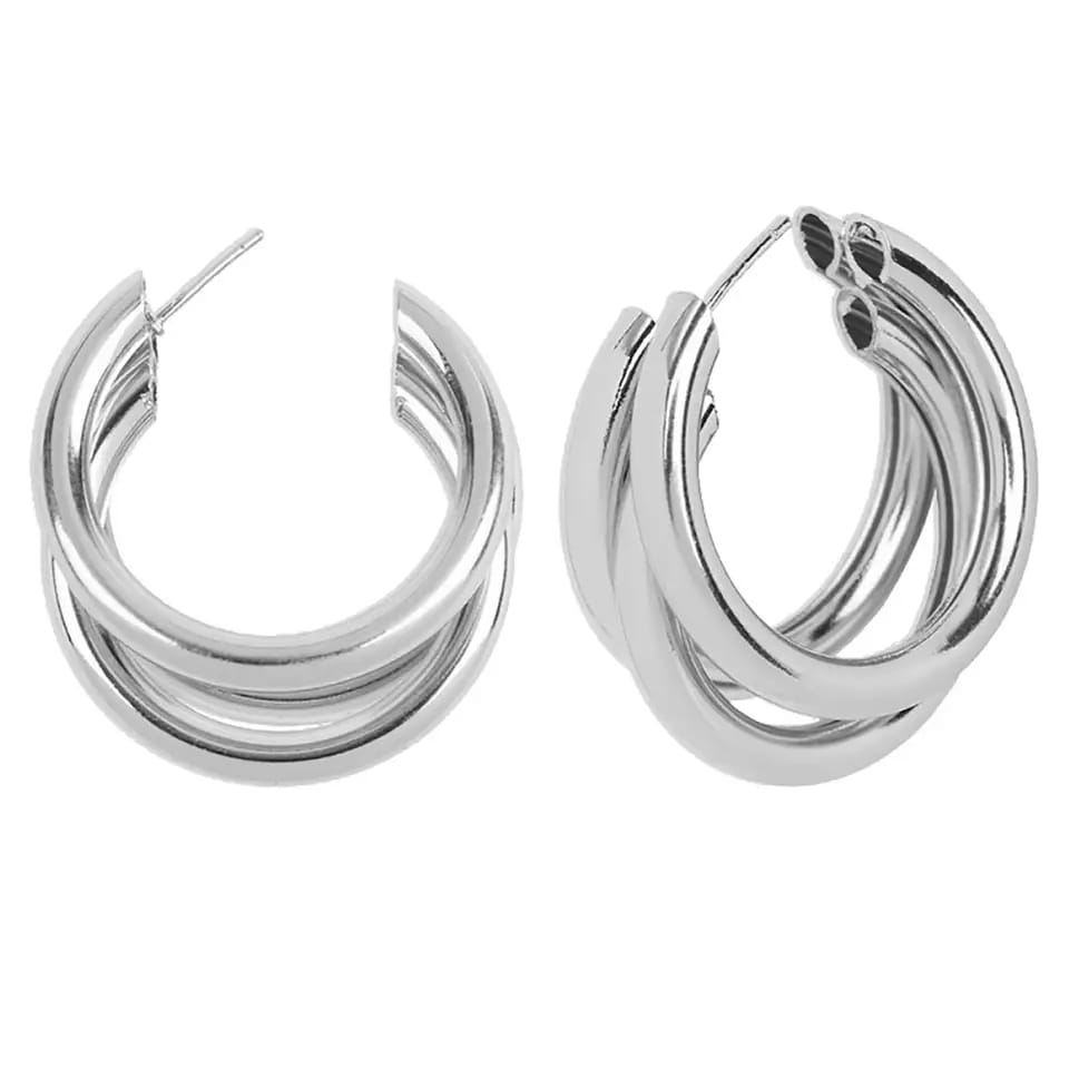 Triple Hoop Earrings