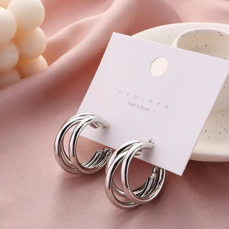 Triple Hoop Earrings