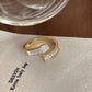 Gold-Tone Open Cuff Ring