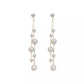 Beautiful Korean White Pearl Drop Earrings