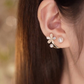 Elegant Floral Pearl Earring