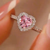 Princess Pink Heart Ring