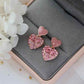 Pink Heart Shaped Luxury Earring