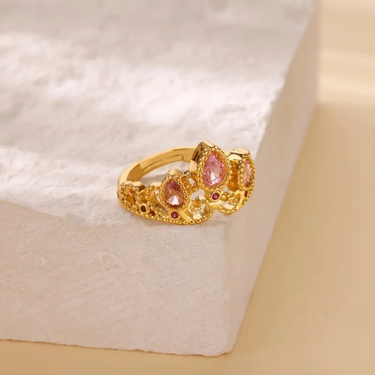 Princess Style Golden Ring
