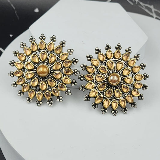 gold Plated Design Earrings