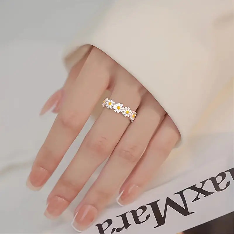 Fancy Sun Flower Ring