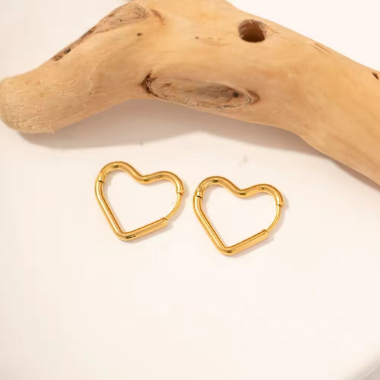 Heart Stud Earrings